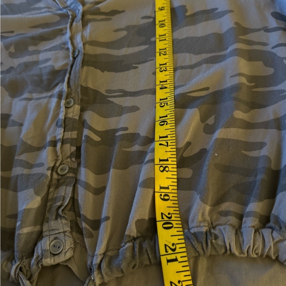 Women’s draw string camp short sleeve top - Picture 6 of 7